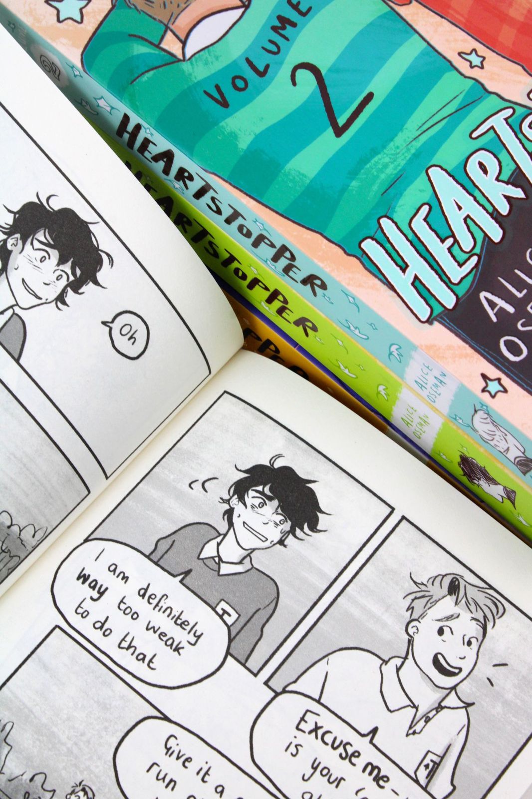 Photo of Heartstopper Volume 1-4 Text by Alice Oseman 