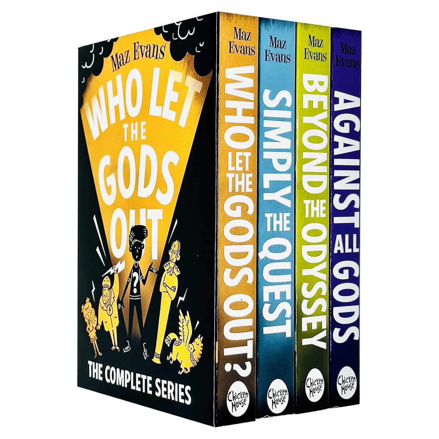 Who Let the Gods Out Series 4 Books Collection Set Pack By Maz Evans