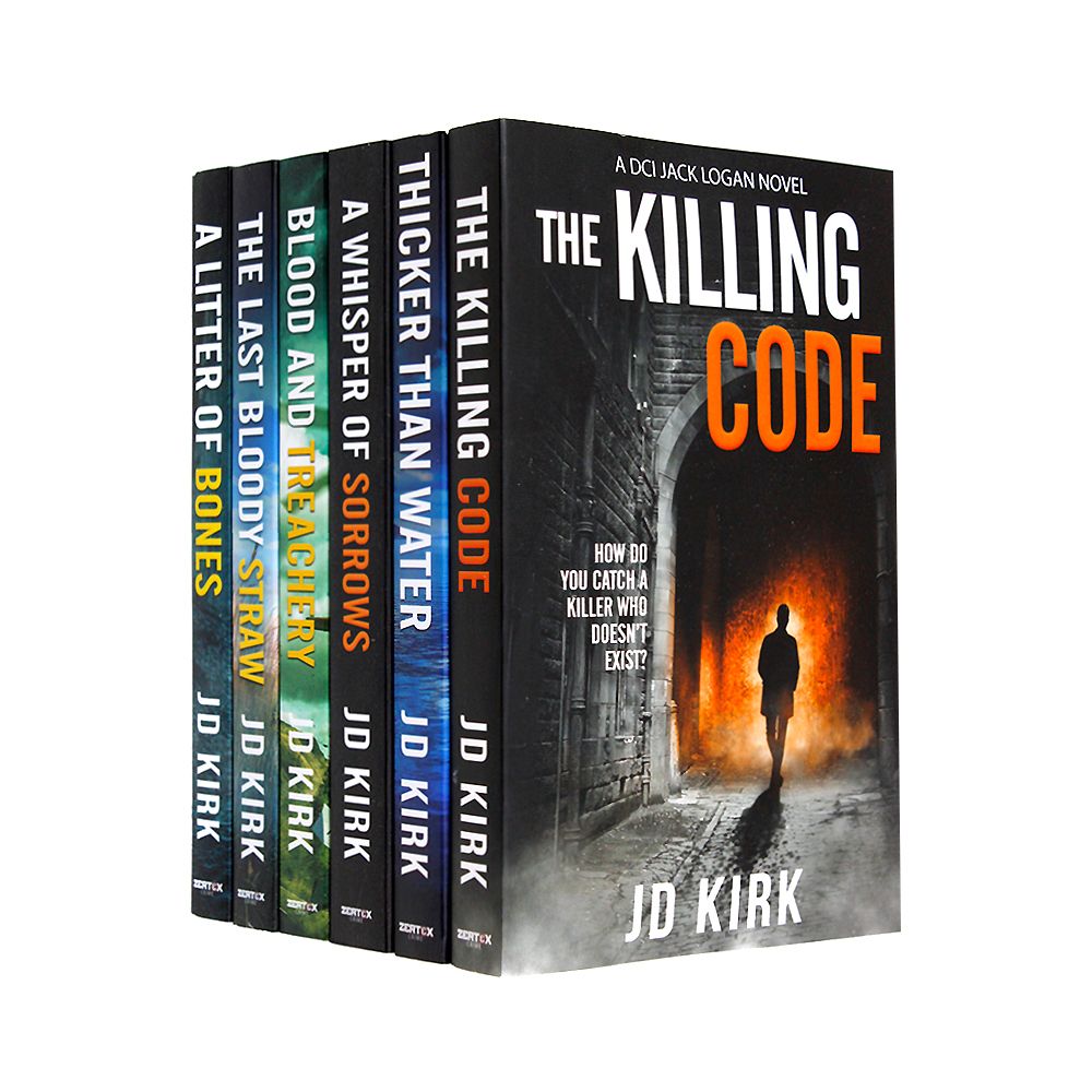 DCI Logan Crime Thrillers 1-6 book Collection by JD Kirk – Gripping UK Crime Novels, Murder Mysteries & Suspense Thrillers for Adults (Paperback Set)