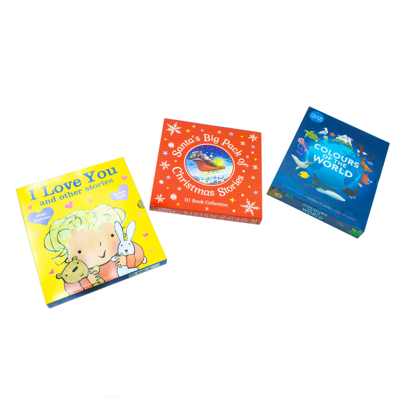 Ultimate Christmas Treasure Bundle Collection - Heartwarming I Love You Stories, Colours of the blue planet & Santa's Big Pack of Christmas– 30 Magical Holiday Books for Kids