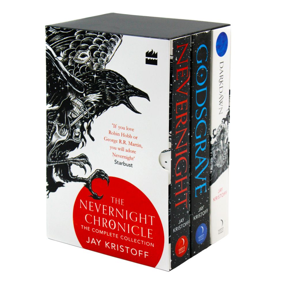 The Nevernight Chronicle Series 3 Books Collection Set by Jay Kristoff - Nevernight, Godsgrave, Darkdawn