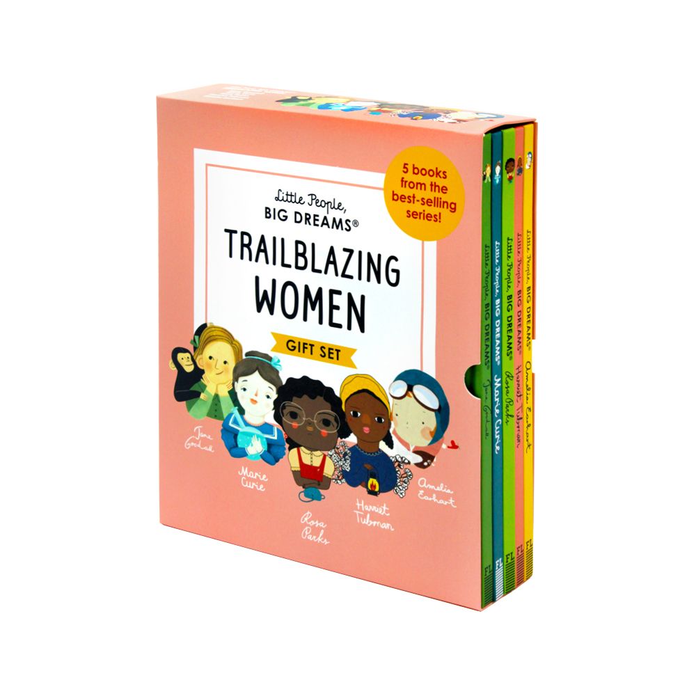 Little People, Big Dreams Trailblazing Women 5 Books Gift Set (Amelia Earhart, Marie Curie, Rosa Parks, Harriet Tubman, Jane Goodall)