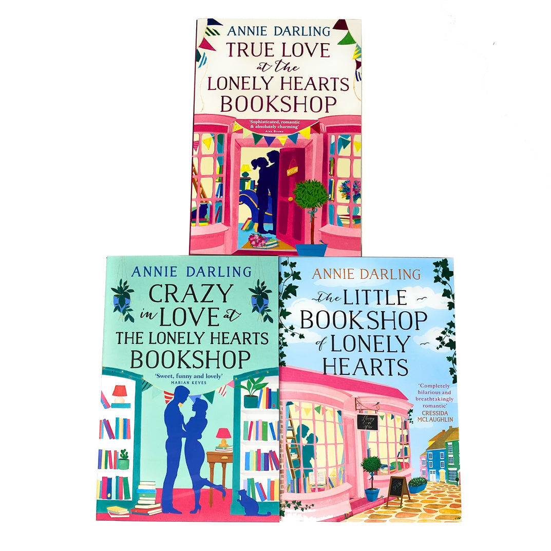 Annie Darling Lonely Hearts Bookshop Collection 3 Books Set True Love,Little Bookshop