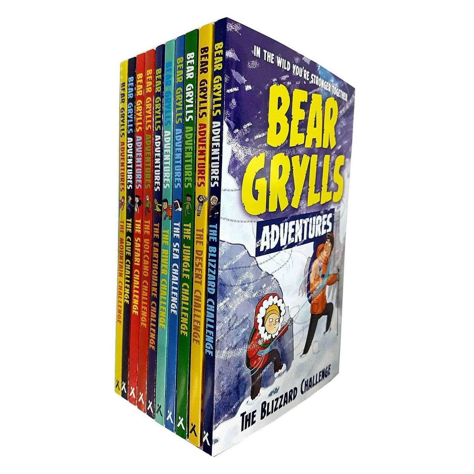 Bear Grylls Adventure Series Mountain Challenge 10 Books Collection Set