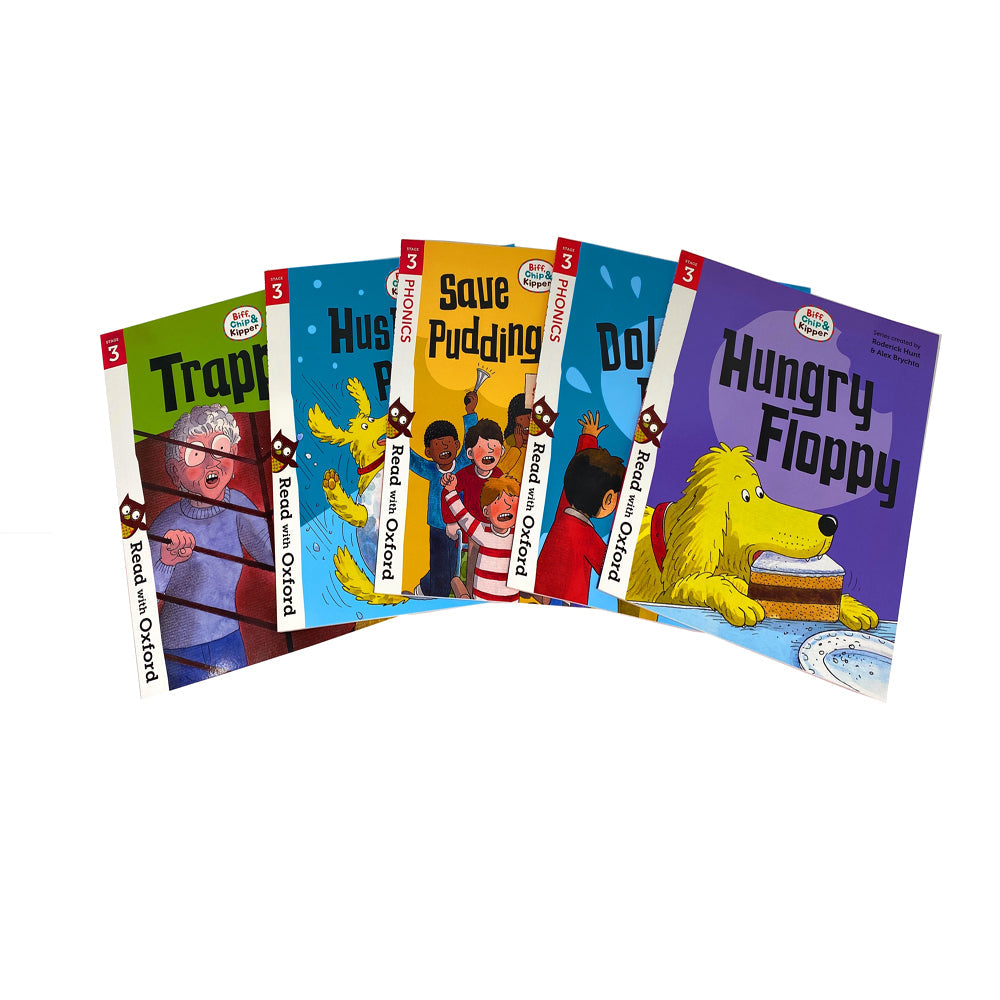 Biff, Chip and Kipper Stage 3 Read with Oxford: 5+: 16 Books Collection Set Pack