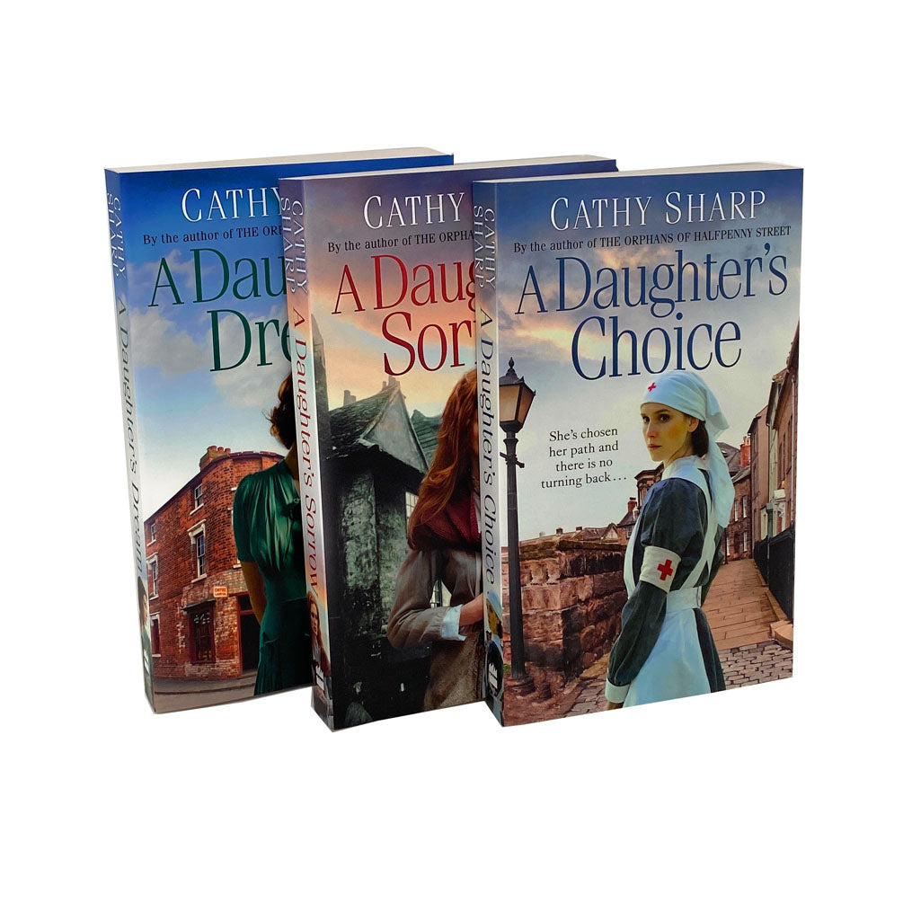 Cathy Sharp 3 Books East End Daughters -Saga Daughter's Sorrow Choice Dream New