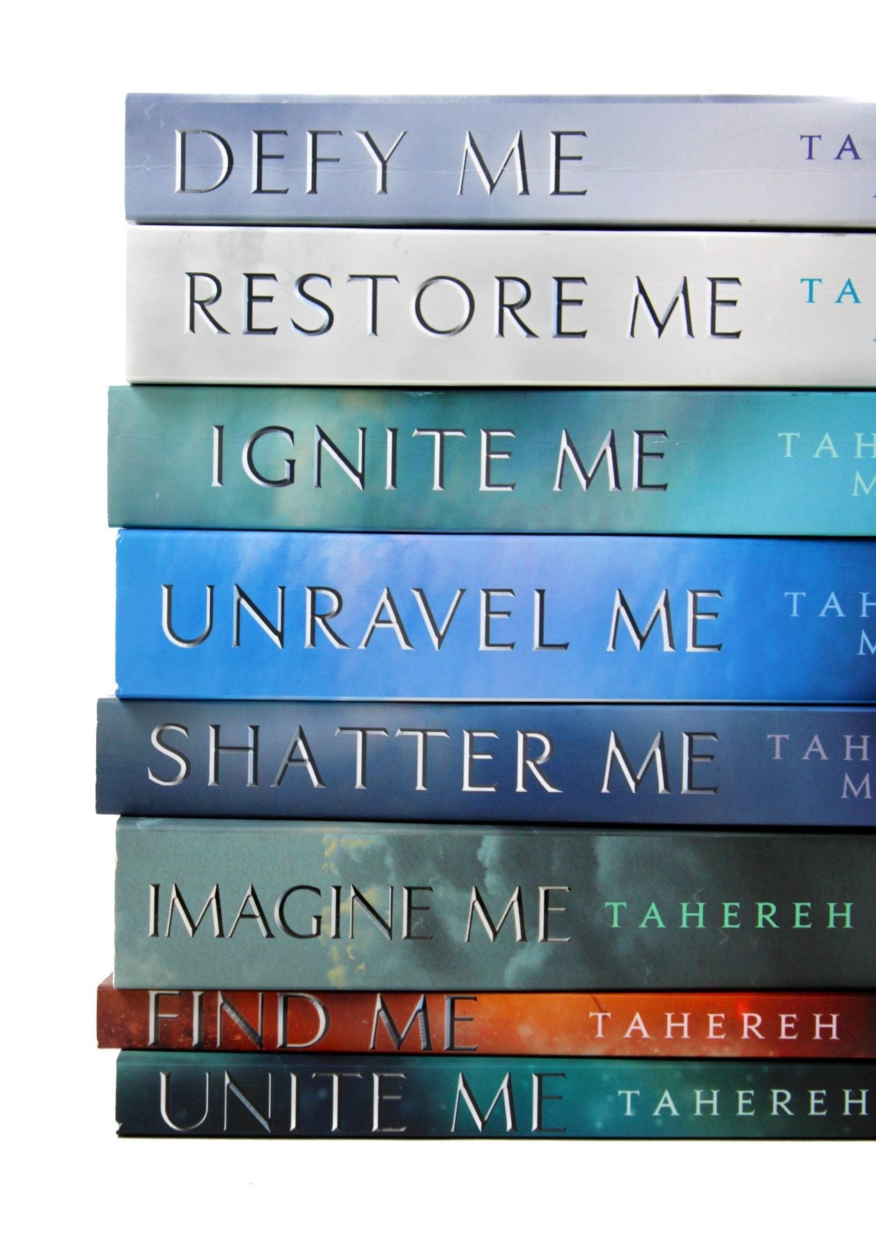 Shatter Me Series 8 Books Collection Set By Tahereh Mafi (Shatter Me, Restore Me, Ignite Me, Unravel Me ,Defy Me )