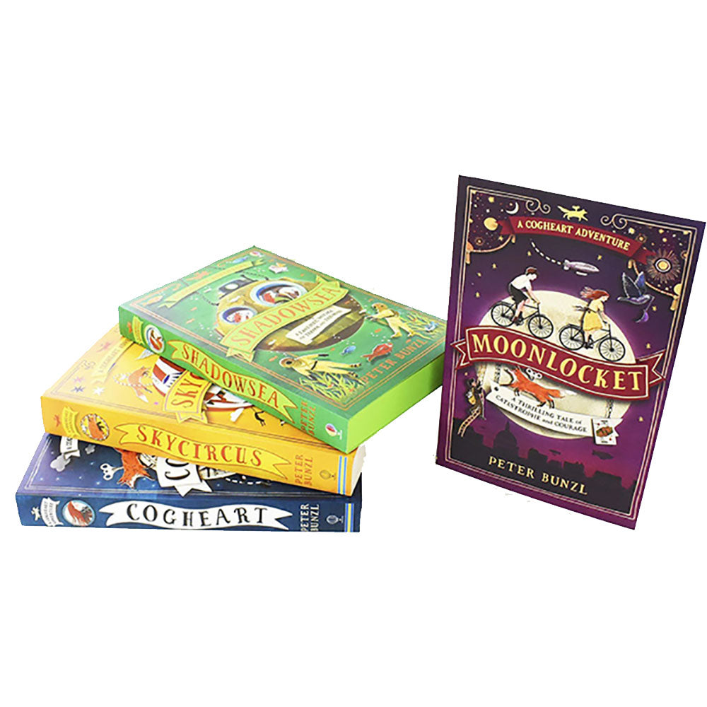 A Cogheart Adventure Series Collection 4 Books Collection Set By Peter Bunzl