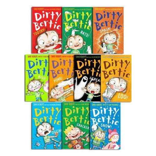 Dirty Bertie Collection 10 Books Set Pack (Series 2) By David Robert