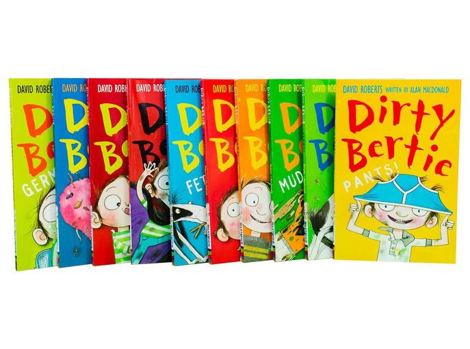 Dirty Bertie Collection 10 Books Set Pack (Series 1) By David Roberts