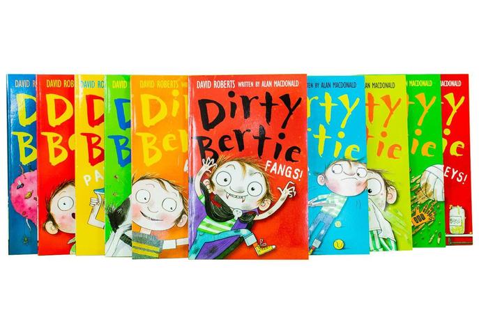 Dirty Bertie Collection 10 Books Set Pack (Series 1) By David Roberts