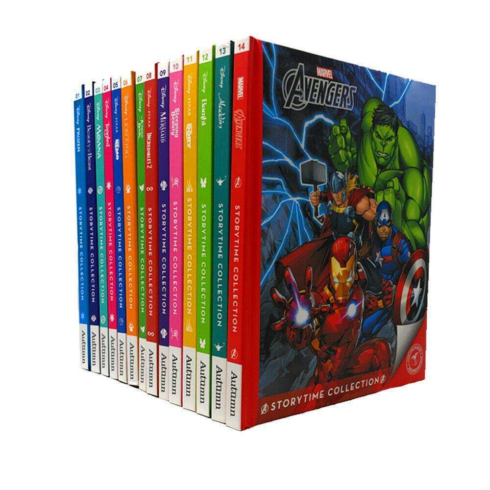 Disney Classics Storytime Collection 14 Books Set, Tangled, Lion King, Avengers