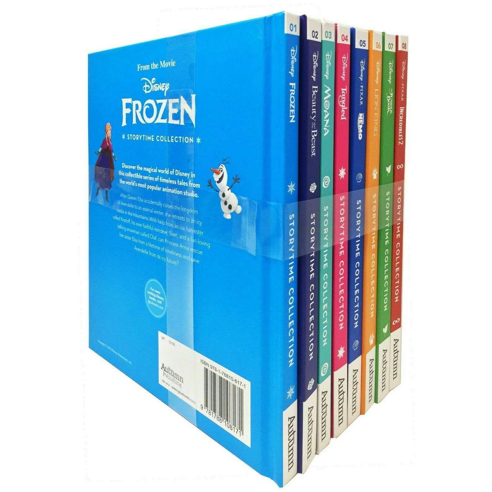 Disney Classics Storytime Collection 8 Books Set, Lion King, Frozen, Moana