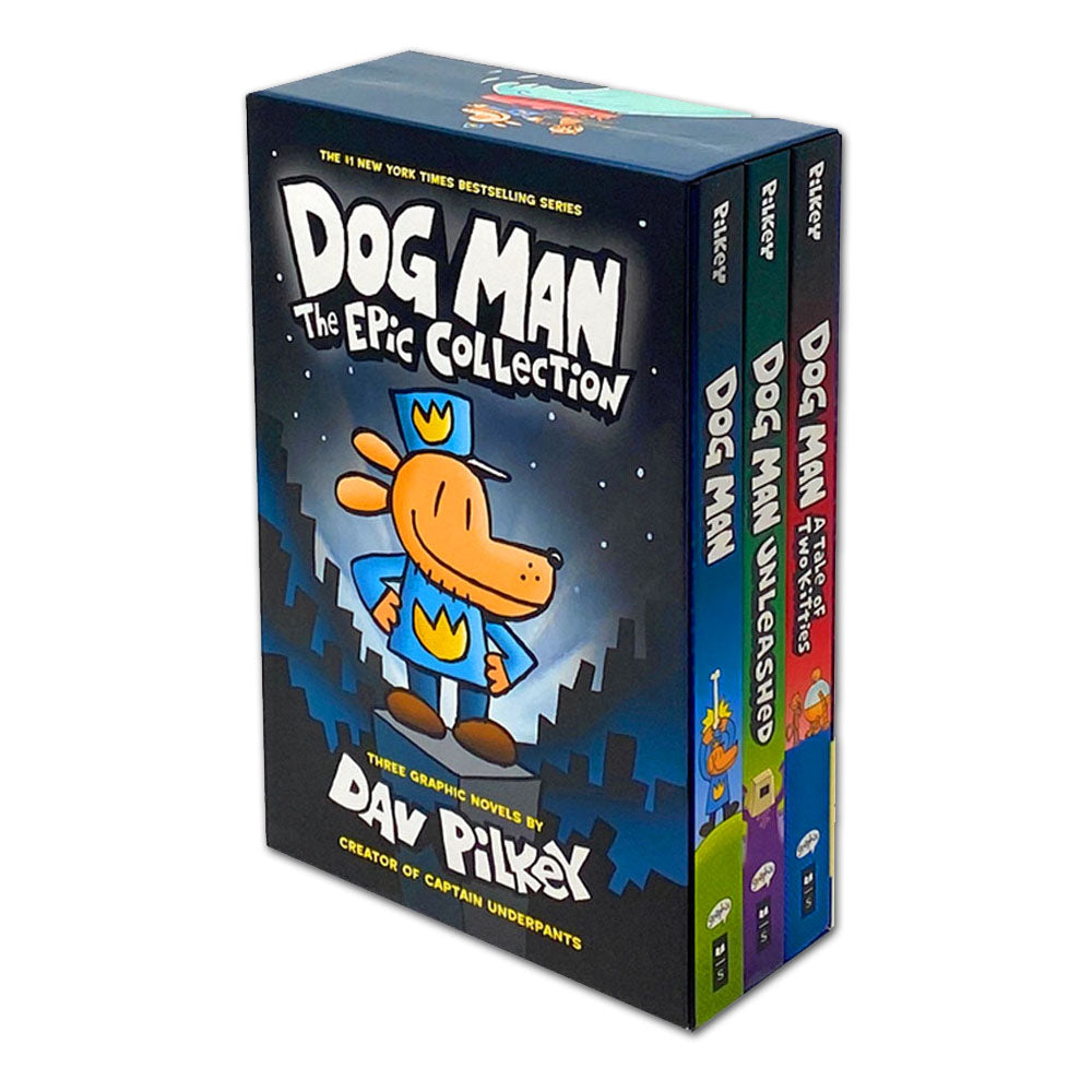 Dog Man The Epic Collection 3 Books Set (1-3) By Dav Pilkey