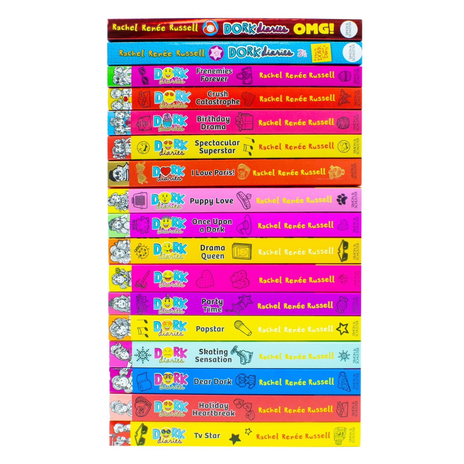 Dork Diaries 17 Book Set Collection By Rachel Renee Russell