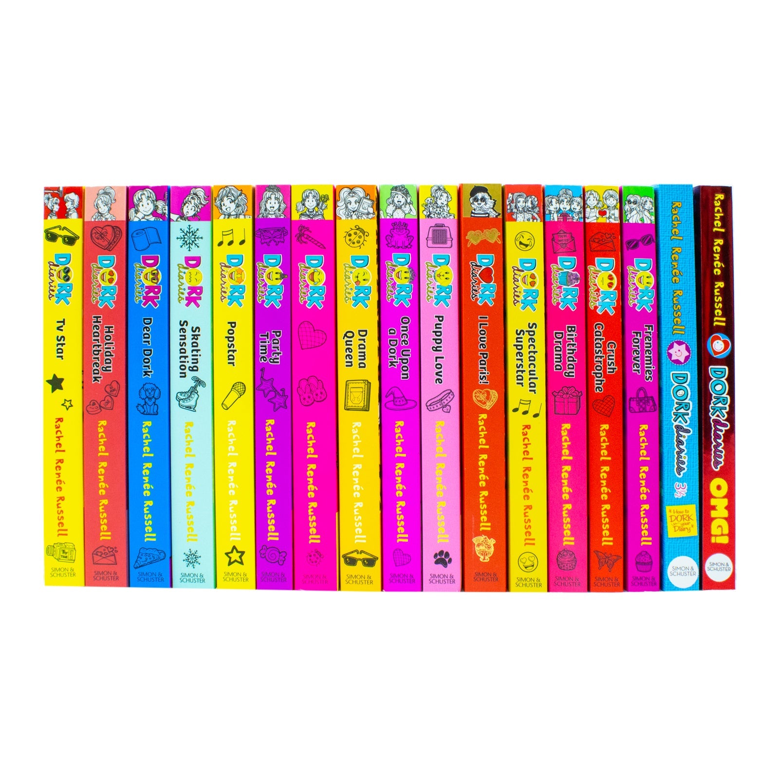 Dork Diaries 17 Book Set Collection By Rachel Renee Russell