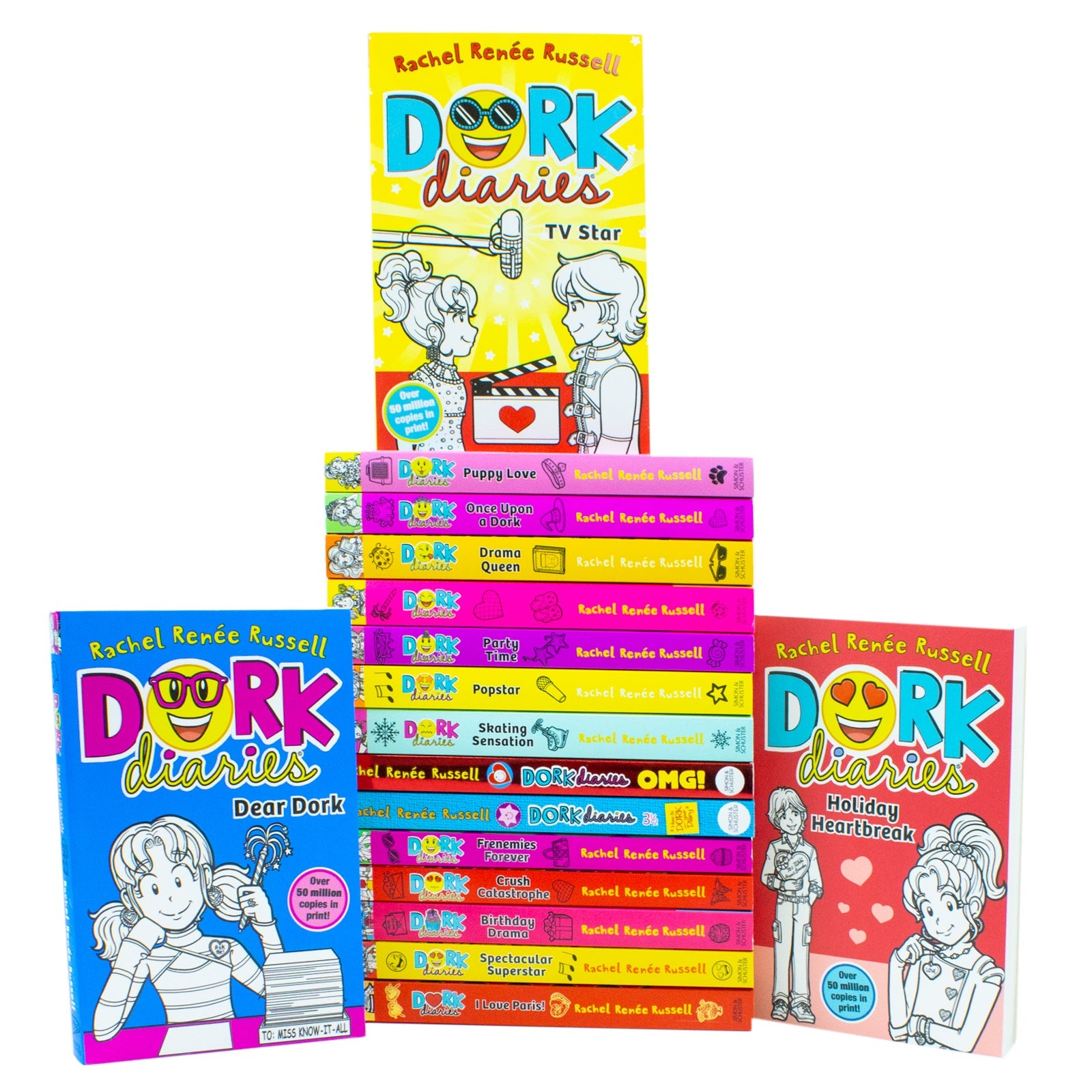 Dork Diaries 17 Book Set Collection By Rachel Renee Russell