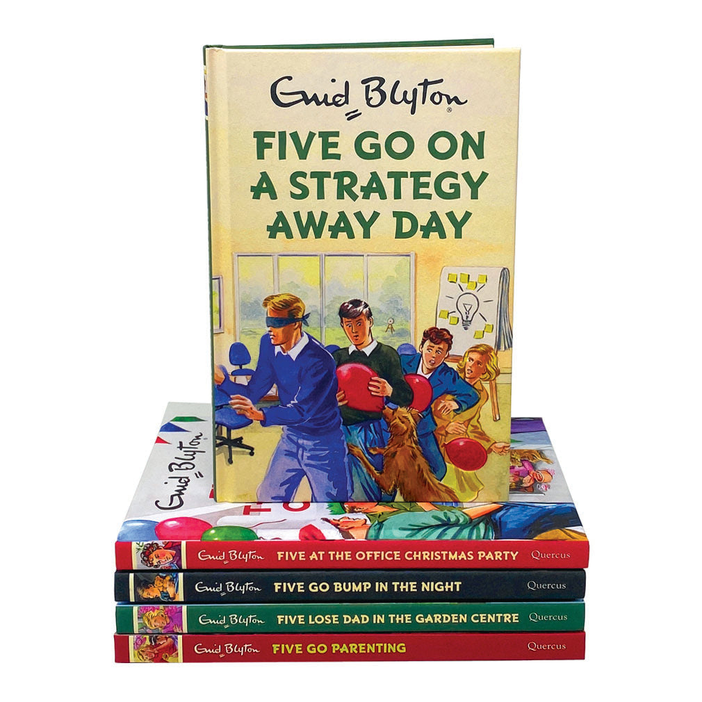 Famous Five 5 Books Collection Set By Enid Blyton Five Go Parenting, Five Go Bum