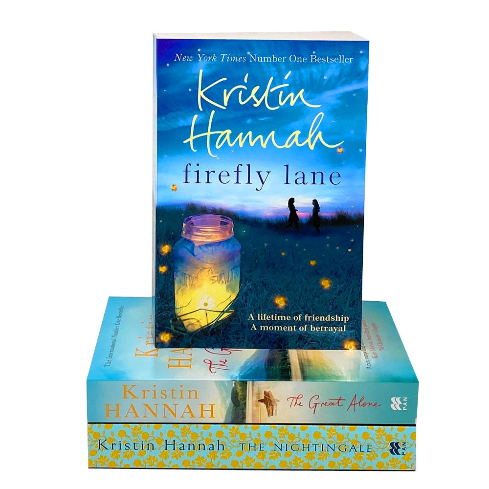 Kristin Hannah 3 Books Collection Set The Nightingale,Great Alone & Firefly Lane