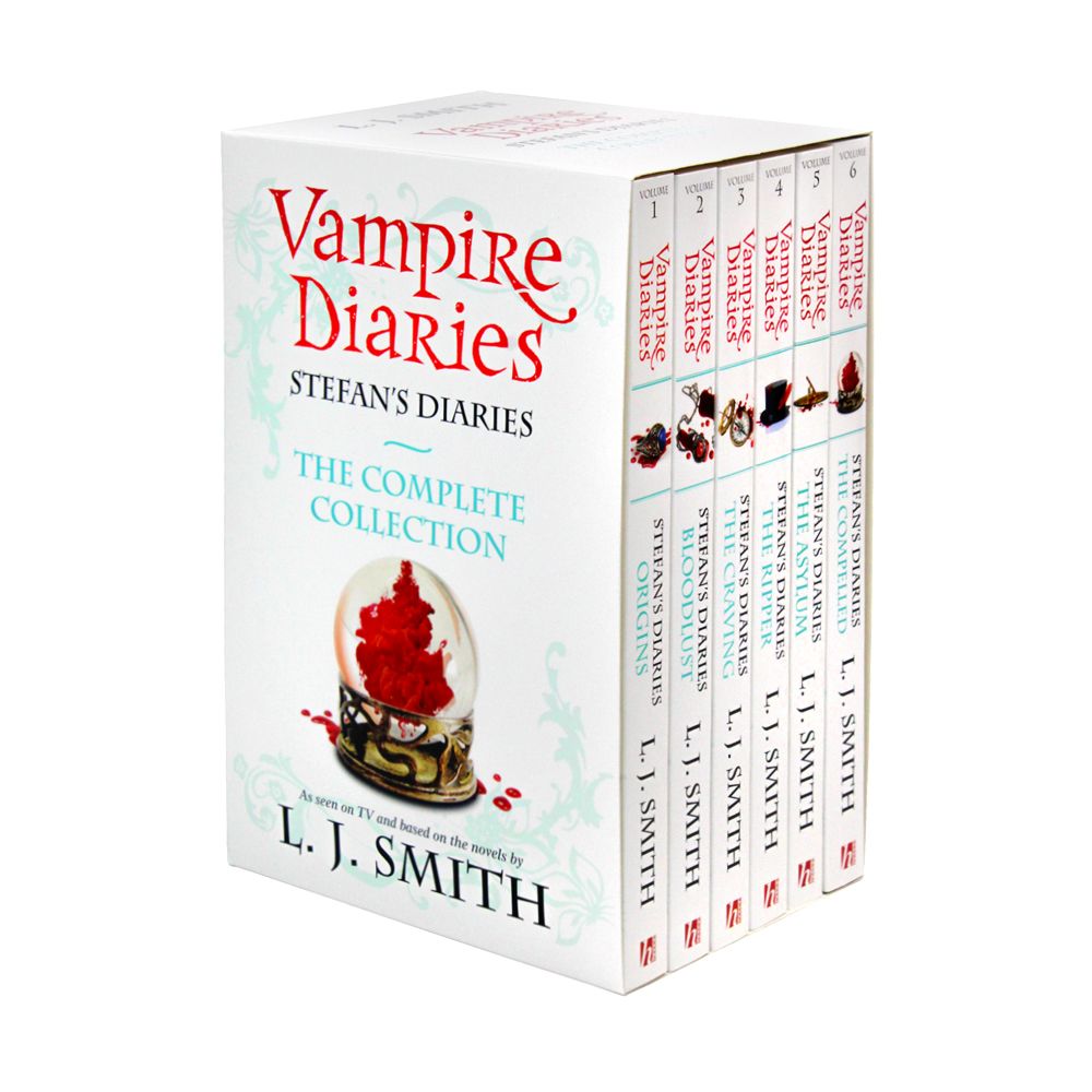 The Vampire Diaries: Stefan's Diaries 1-6 Box Set by L.J. Smith | YA Fantasy, Paranormal Romance, Supernatural, Adventure,Teen Books, Must-Read Series