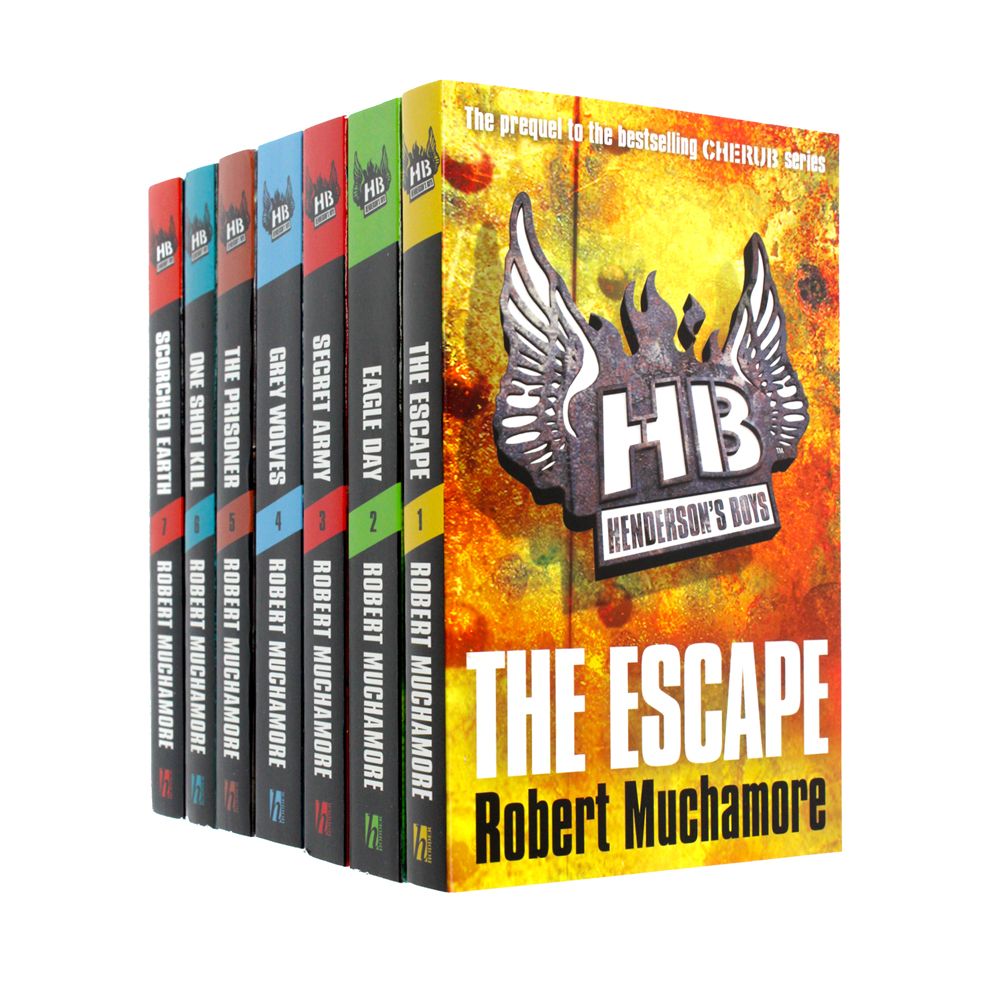 Hendersons Boys Collection 7 Books Box Set Robert Muchamore