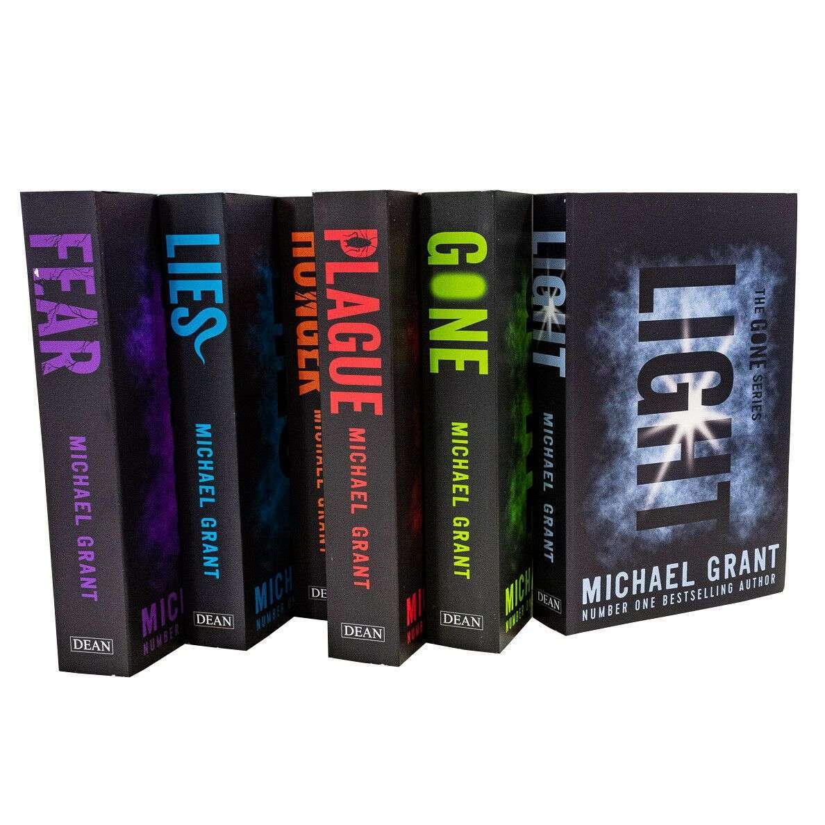 Gone Series 6-Book Collection Set by Michael Grant – Gripping YA Dystopian Science Fiction | Includes Light, Hunger, Lies, Plague & More (Paperback)