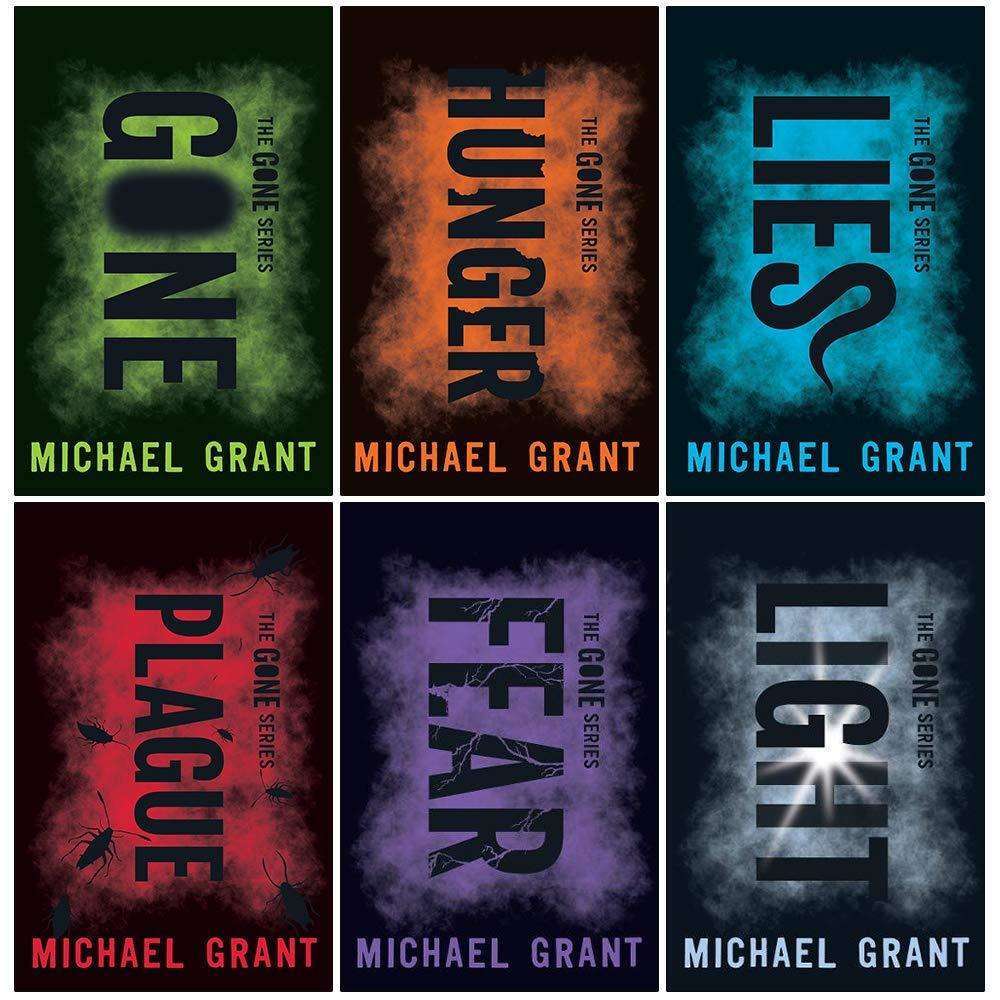 Gone Series 6-Book Collection Set by Michael Grant – Gripping YA Dystopian Science Fiction | Includes Light, Hunger, Lies, Plague & More (Paperback)