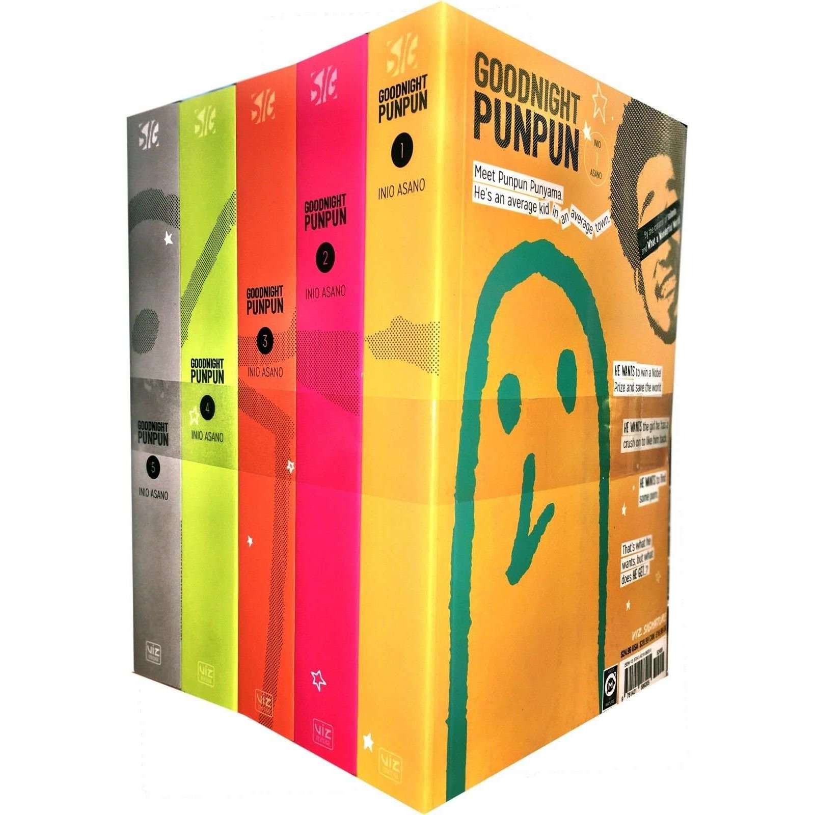 Goodnight Punpun Volume 1-5 Collection 5 Books Set by Inio Asano (Series 1)