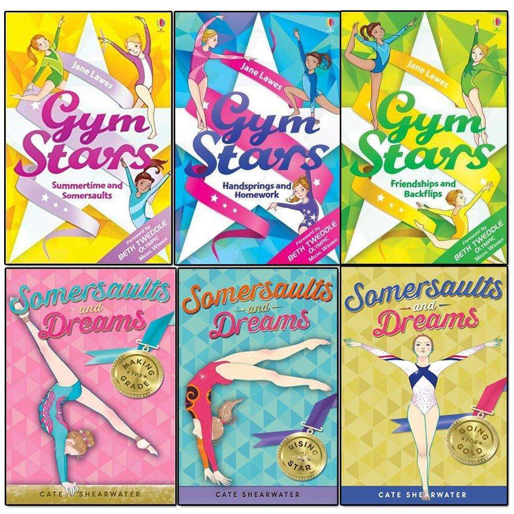 Gym Stars and Somersaults and Dreams Series Collection 6 Books Set Rising Star