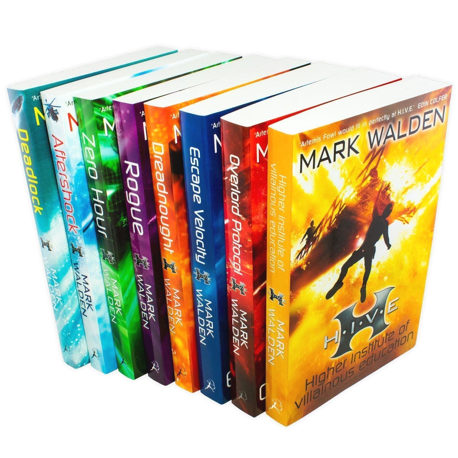 Mark Walden HIVE Collection 8 Books Set H.I.V.E Series - Deadlock, Aftershock