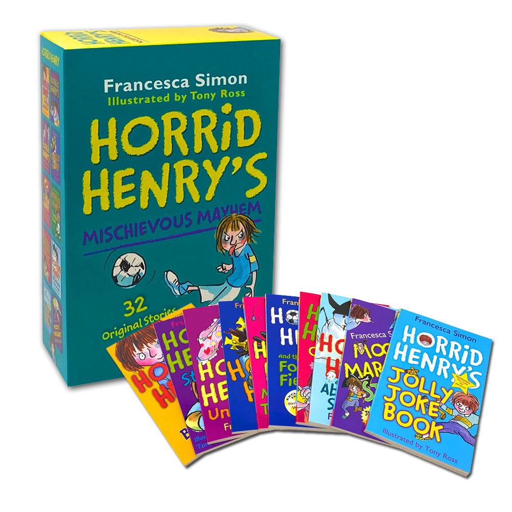 Horrid Henry's Mischievous Mayhem Collection 10 Books Box Set Children Pack