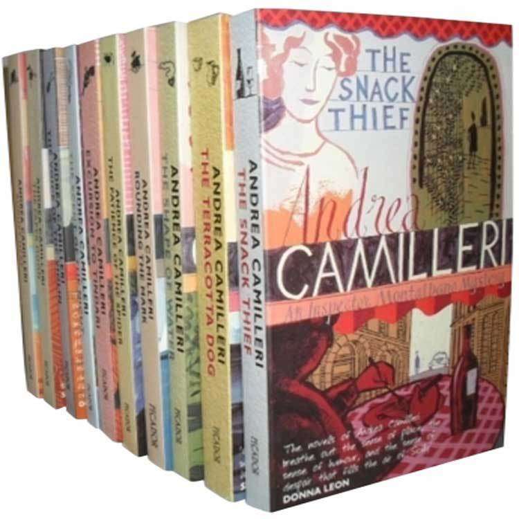 Inspector Montalbano 10 Books Set Collection by Andrea Camilleri Series 1