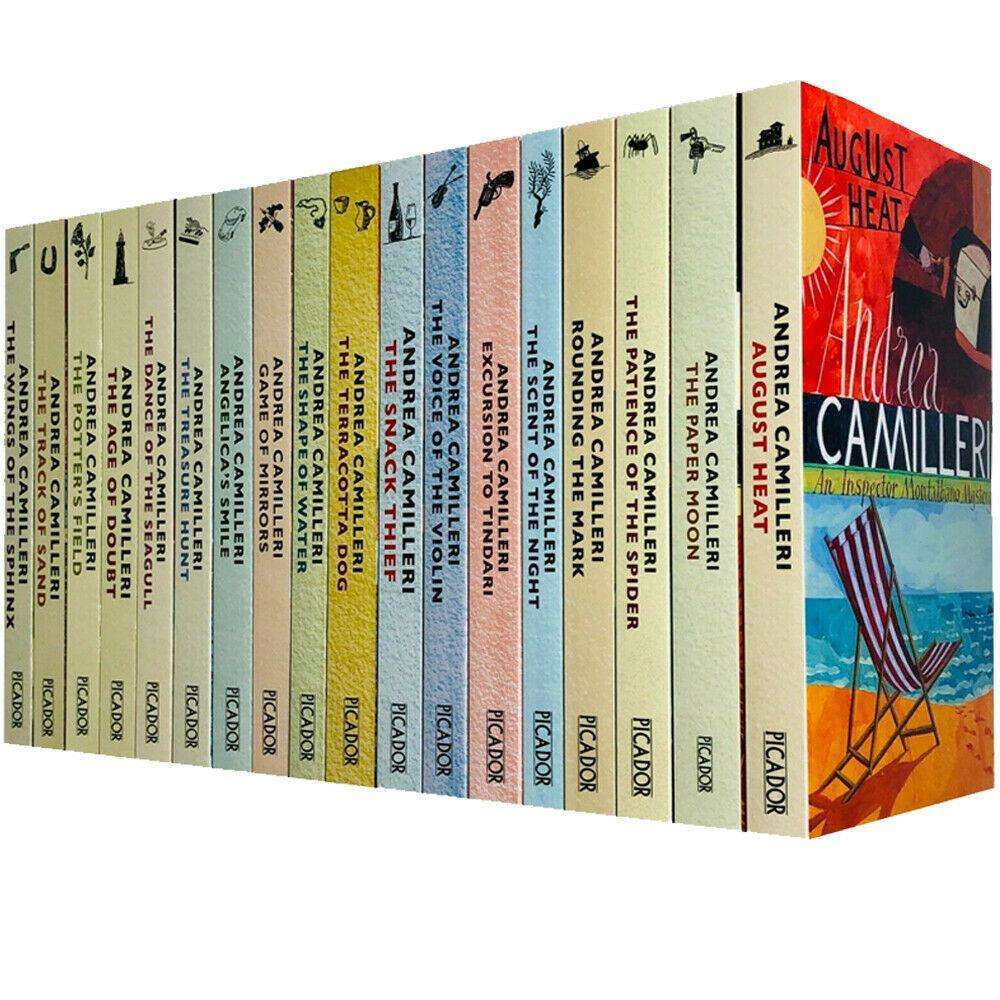 Inspector Montalbano 18 Books Set Collection  By Andrea Camilleri