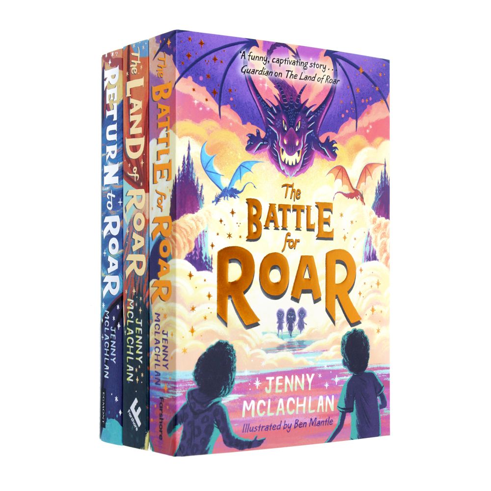 The Land of Roar series 3 books set (The Battle for Roar, Return to Roar, The Land of Roar)