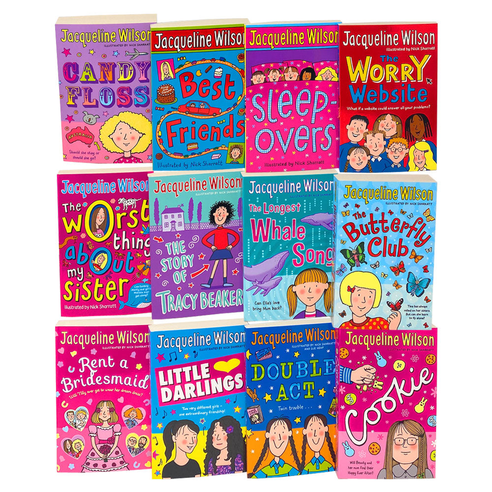 Jacqueline Wilson 12 Books Box Collection Set Pack Illustrated By Nick Sharratt