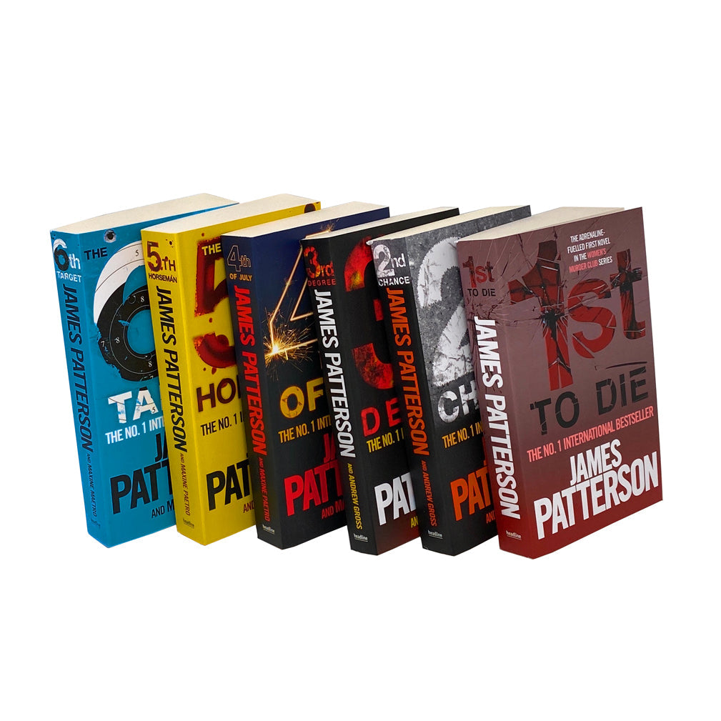 Women's Murder Club 6 paperback Book Collection by James Patterson (Books 1-6)| Gripping Murder Mystery & Thriller Series| Crime Fiction with Suspense