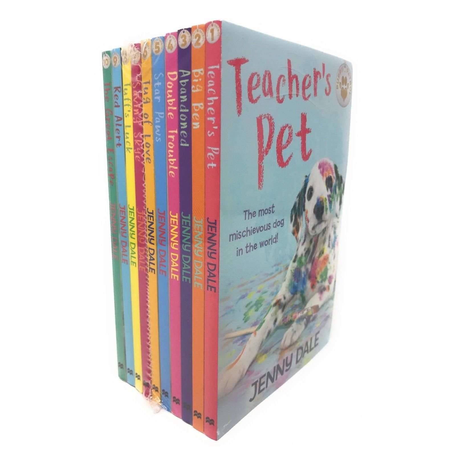 Jenny Dale Puppy Patrol 10 Books Set Collection Teacher's Pet, Big Ben,Abandoned