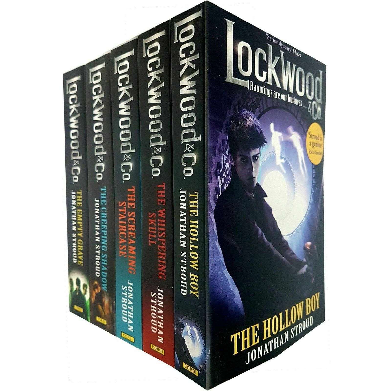 Jonathan Stroud Lockwood & Co Series 5-Book Collection Set: Netflix Series - Spooky Ghost Stories, Fantasy, Adventure & Fiction for Young Readers