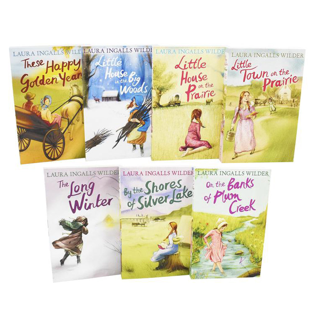 Little House on the Prairie Collection 7 Books Set By Laura Ingalls Wilder