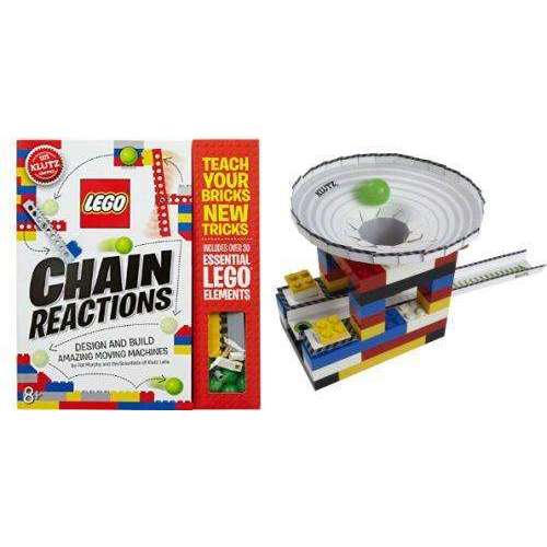 Explore the Lego Chain Reactions Activity Book by Klutz: Over 30 Essential Lego Elements for Creative Fun and Learning Building Interactive (7+ years)