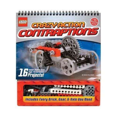 Lego Crazy Action Contraptions Activity Book (Klutz) 16 projects models to make!