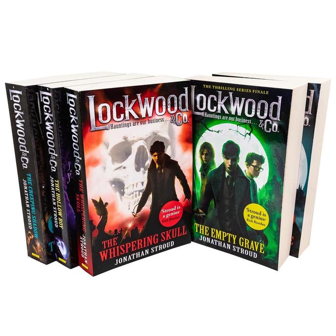 Jonathan Stroud Lockwood & Co Series 5-Book Collection Set: Netflix Series - Spooky Ghost Stories, Fantasy, Adventure & Fiction for Young Readers