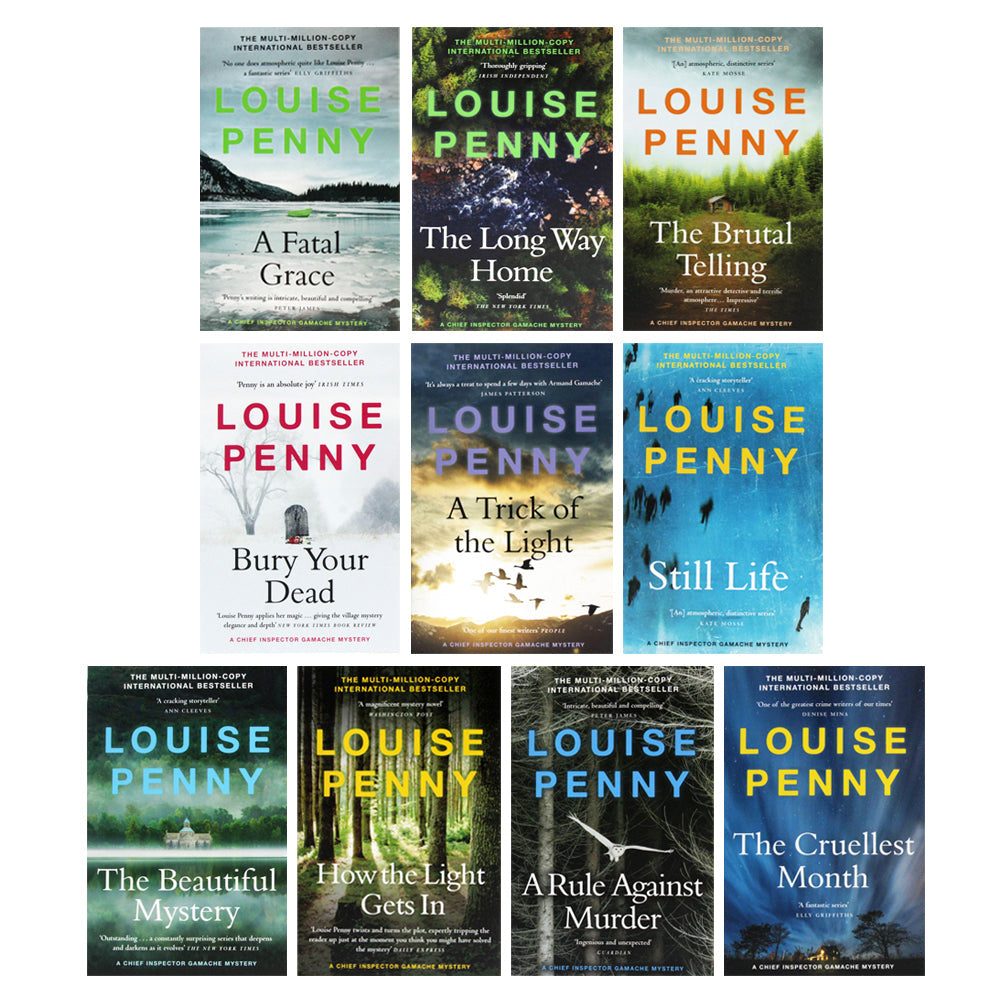 The Chief Inspector Gamache Series Books 1- 10 Collection Box Set by Louise Penny