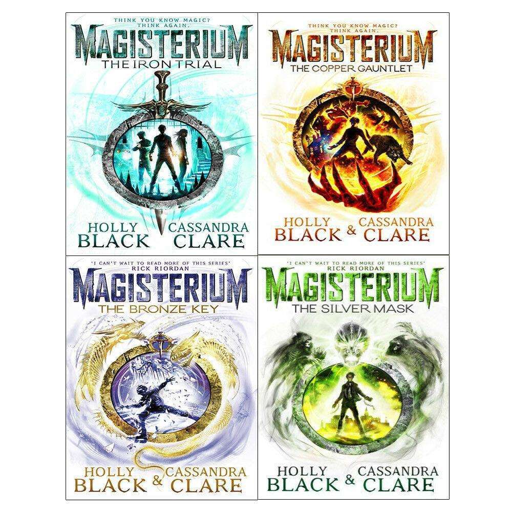 Magisterium Series 4 Books Set Collection Copper Gauntlet, Silver Mask