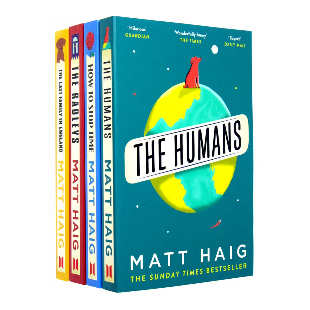 Matt Haig 4 Books Collection Set (The Last Family in England, How to Stop Time, The Radleys, The Humans)