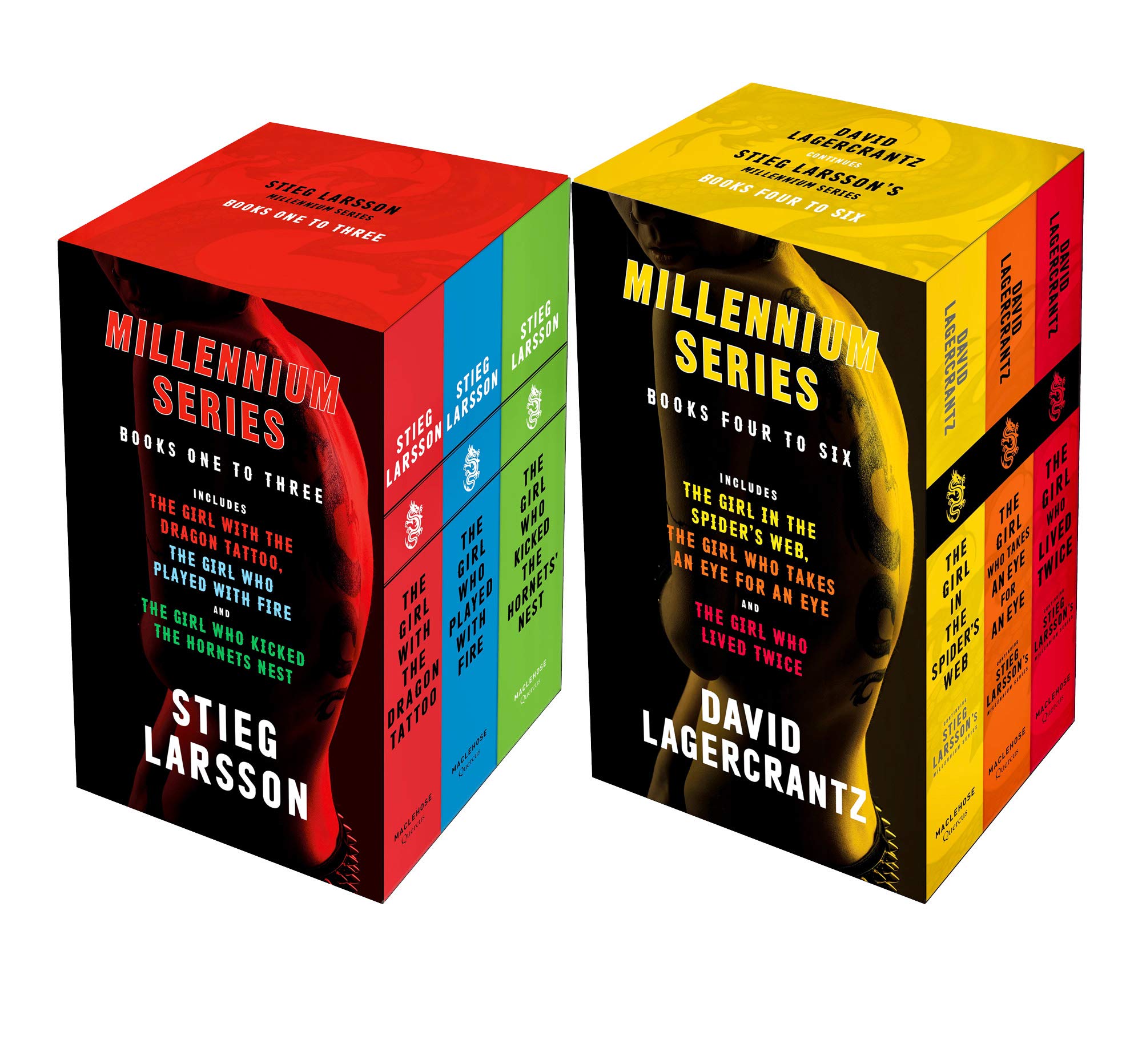 Millennium Series 6 Books Complete Box Set By Stieg Larsson & David Lagercrantz