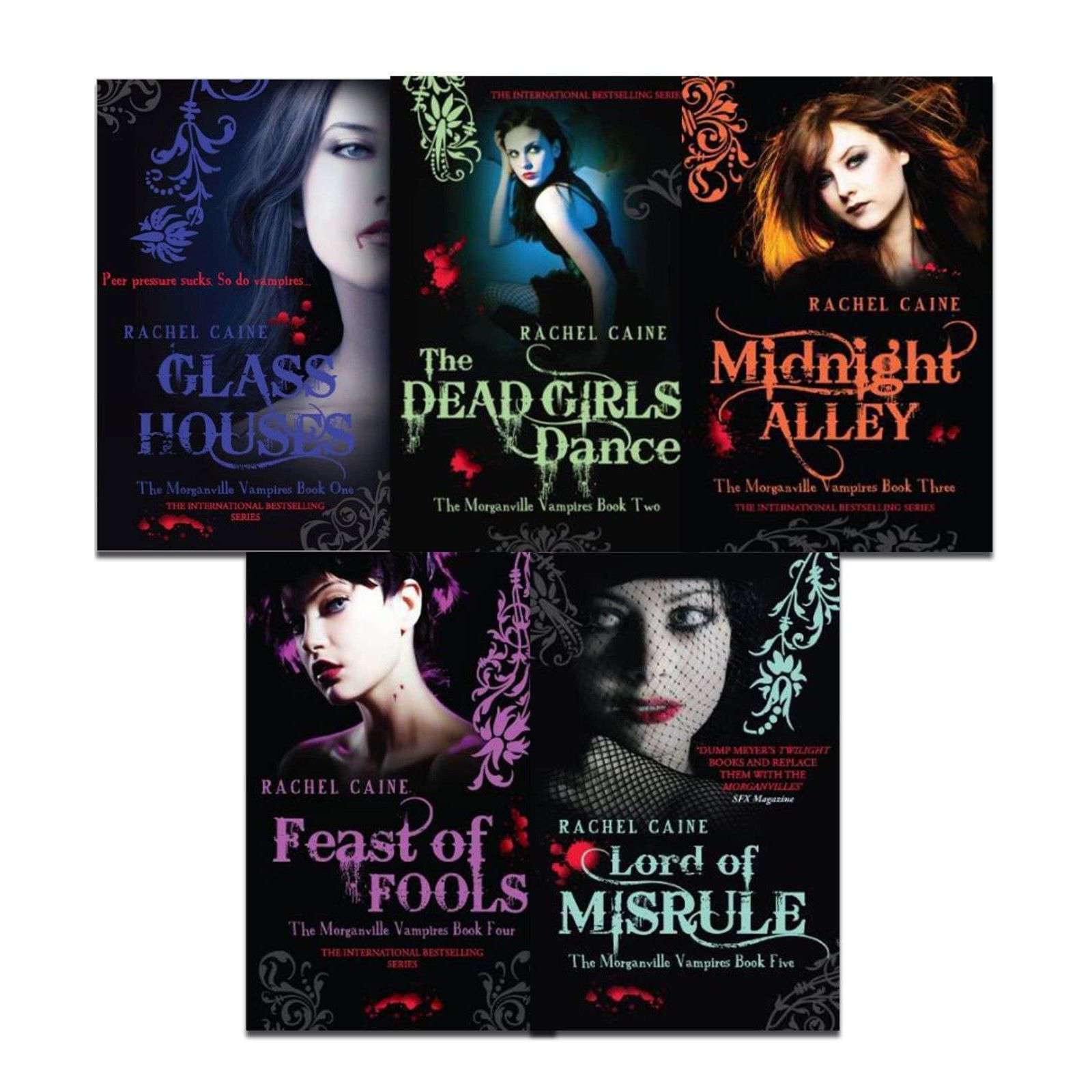 Morganville Vampires Series 1 (1-5) Collection 5 Books Set By Rachel Caine