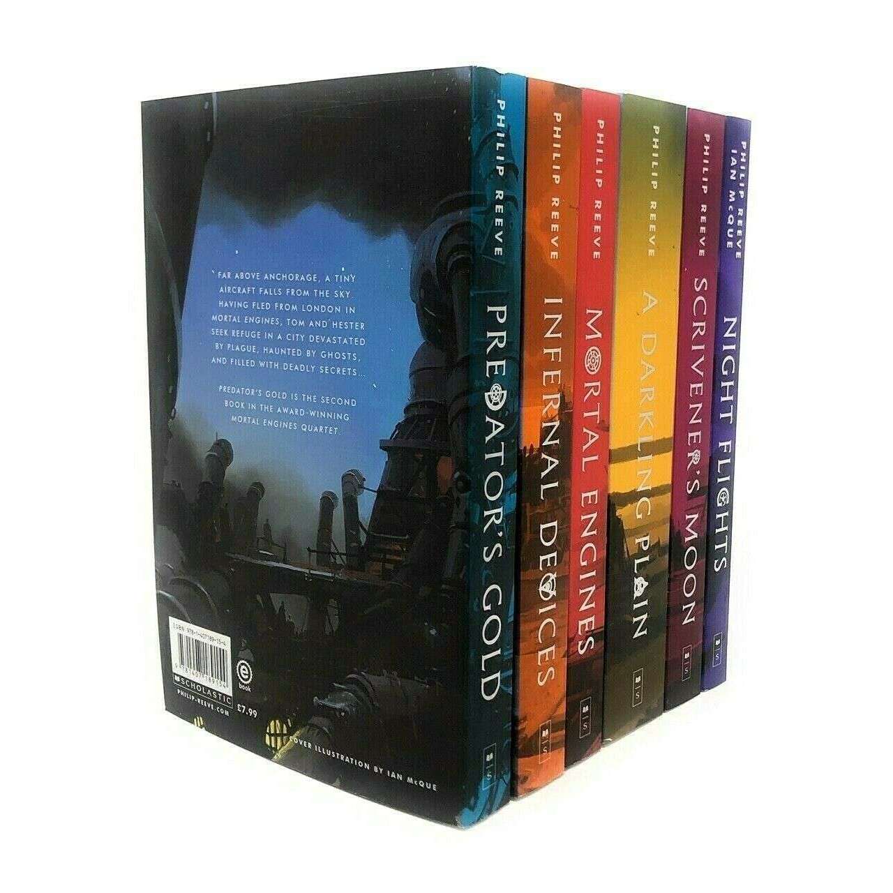 Mortal Engines Collection Philip Reeve 6 Books Set Pack Children Trilogy