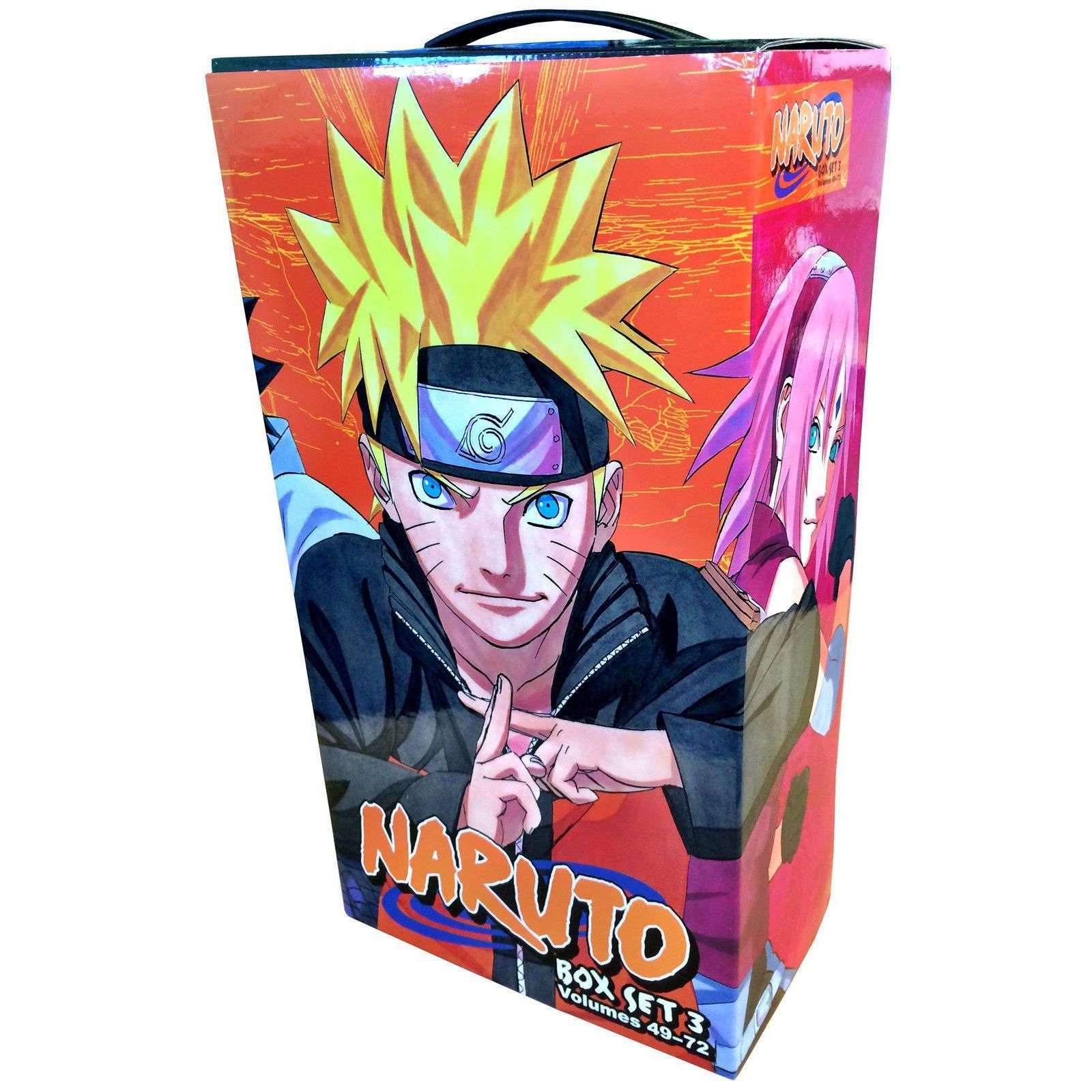 Naruto Box Set 3: Volumes 49-72 Children Graphical Books Box Set Collection