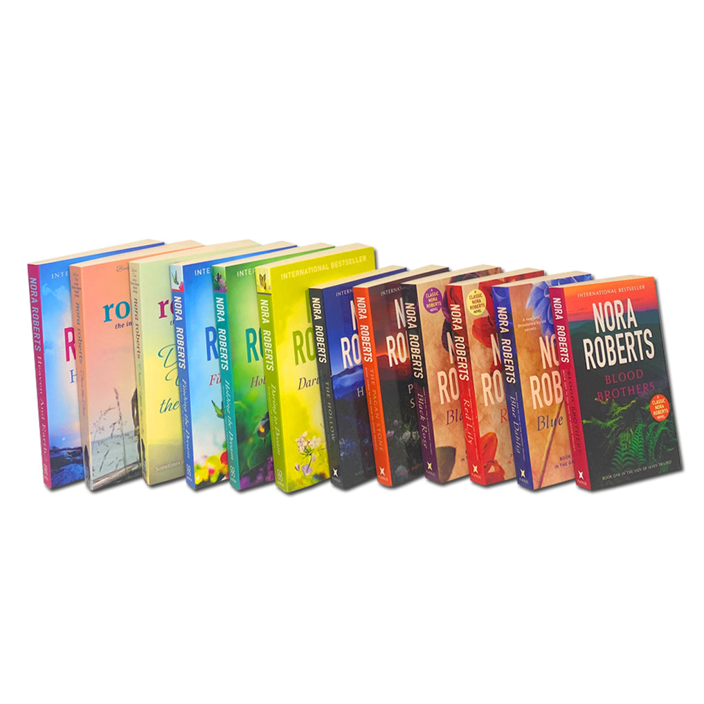 Nora Roberts 12 Books Set Collection, Garden Trilogy, Seven Trilogy, Dream Trilogy, Three Sisters Island Trilogy